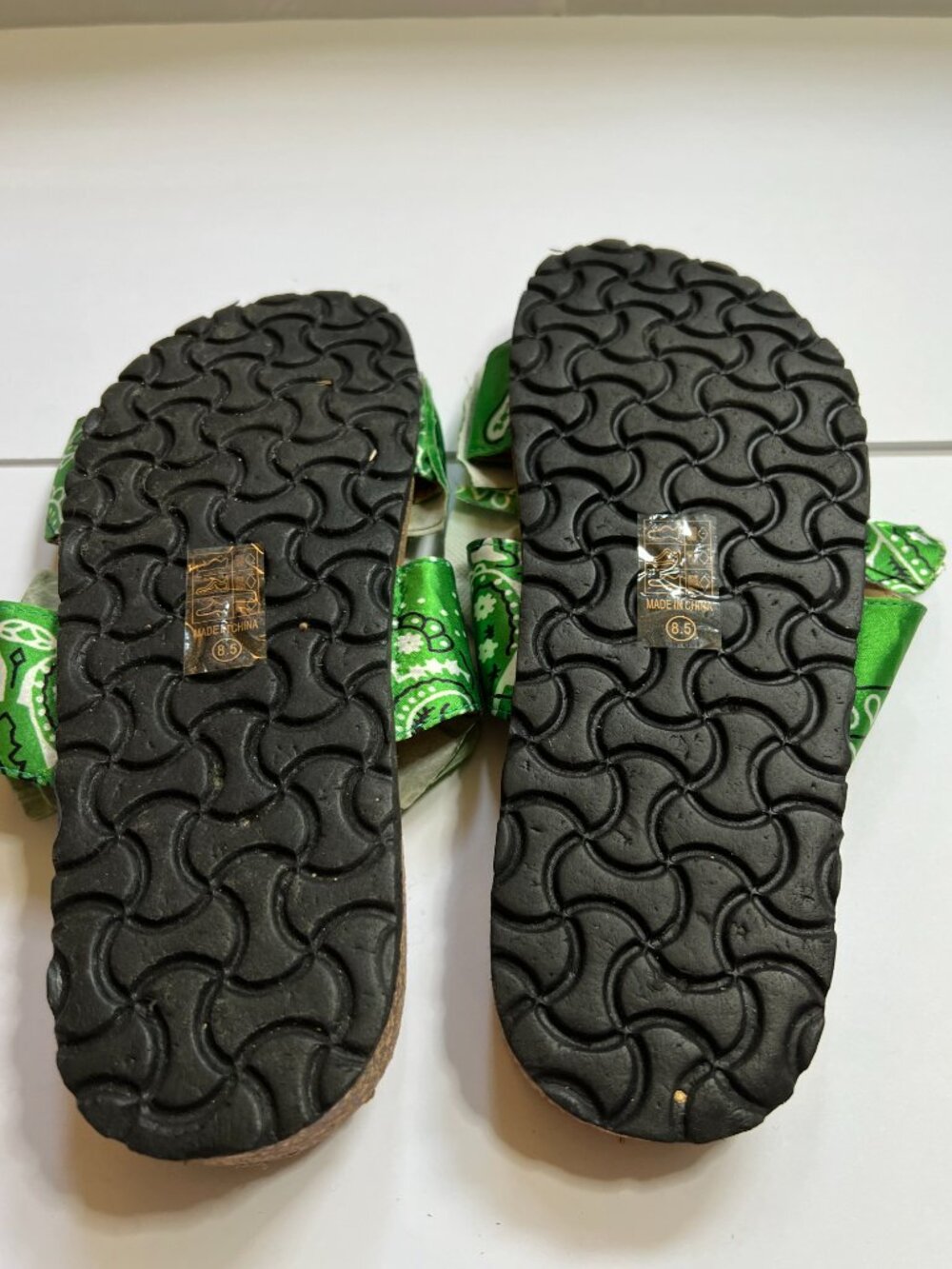 Mata Shoes Green Broadwalk Slip Slides Sandals W 8 1/2 - Picture 5 of 5
